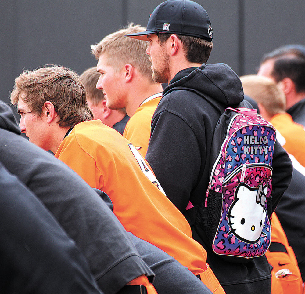 hello kitty backpack man Hello Kitty backpack reflects Cowboys' camaraderie | Sports