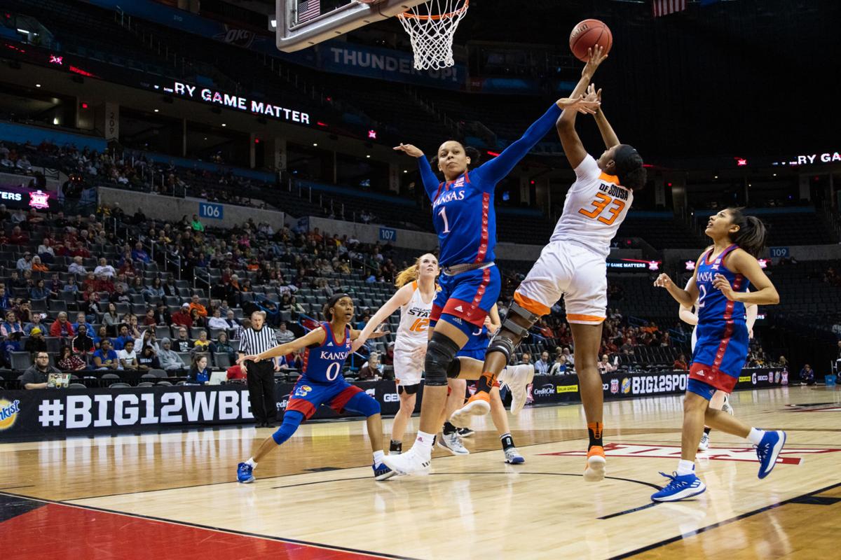 Photos Cowgirls Lose To Jayhawks 76 66 In First Round Of Big 12