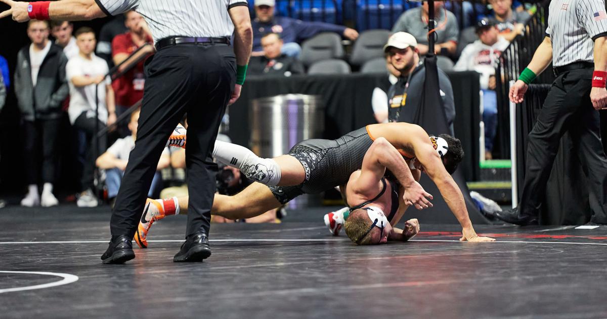 PHOTOS Day 1 of Big 12 Wrestling Tournament