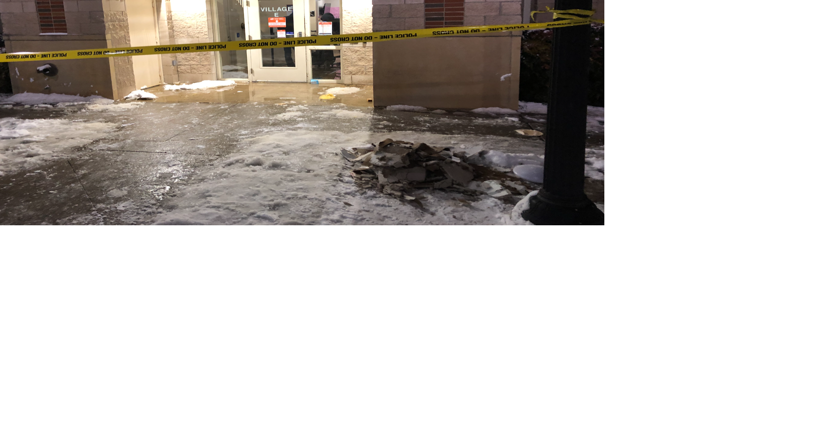 Caving in Various OSU dorms experience busted pipes, fallen ceilings