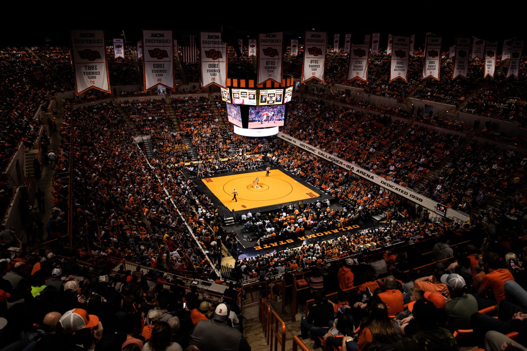 Gallagher-Iba Arena Crowd Propels OSU To 34-9 Win Over Virginia Tech ...