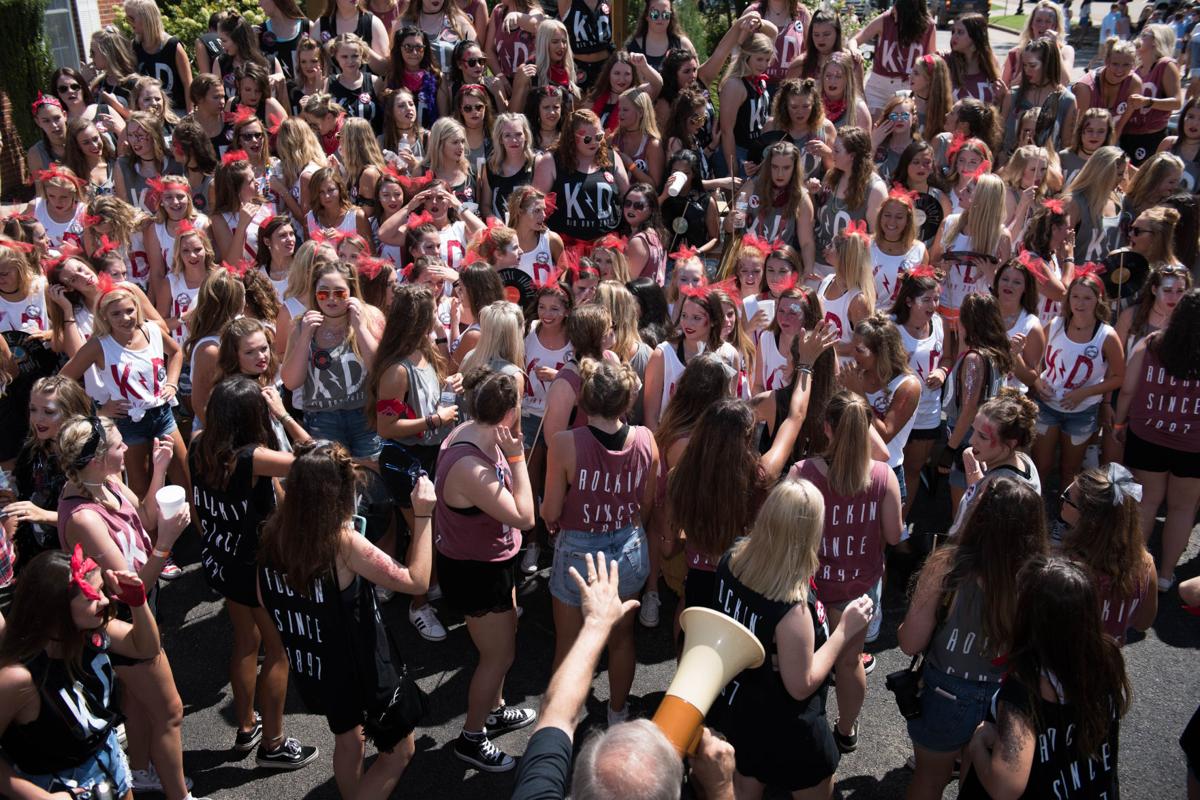 Solidifying sisterhood OSU students new sorority members on