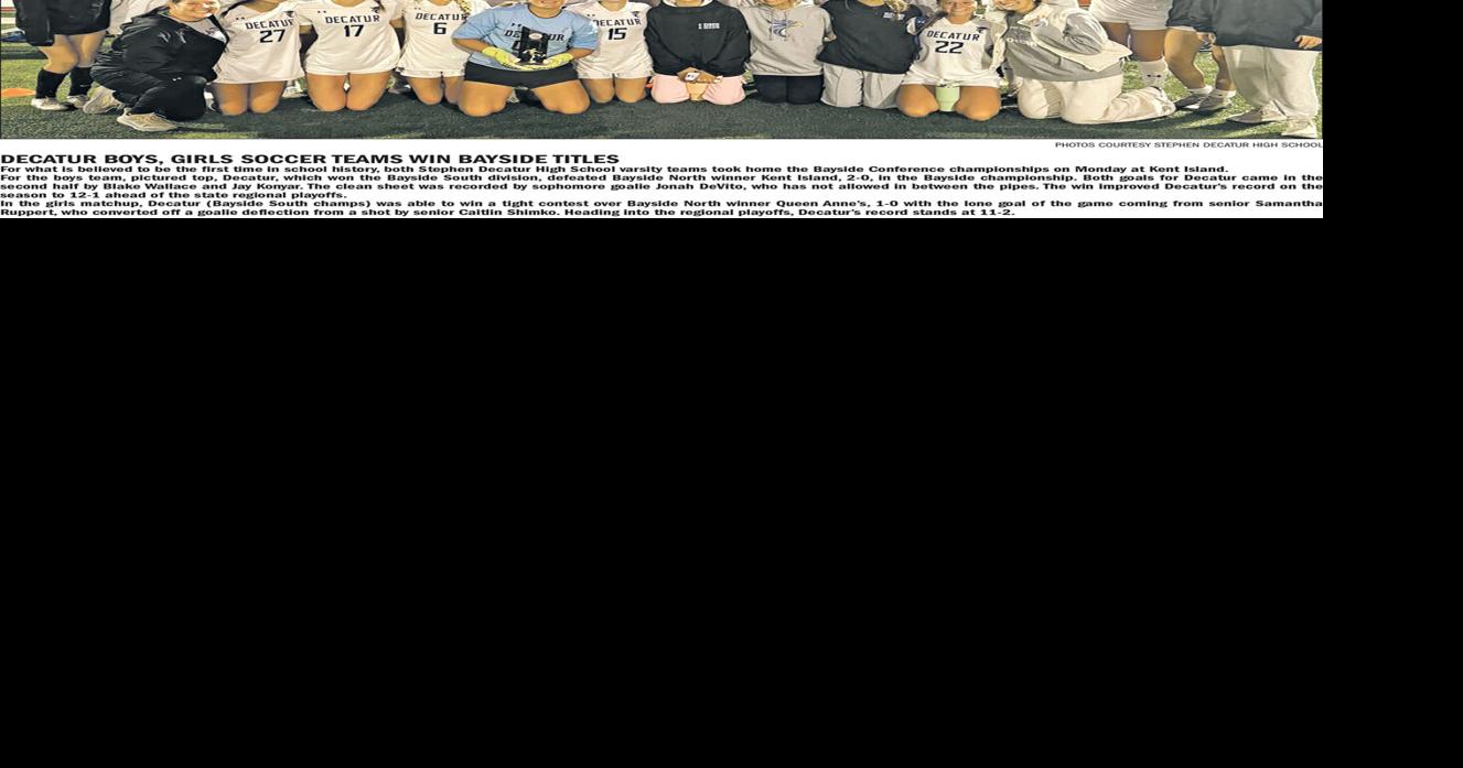 Decatur boys, girls soccer teams win Bayside TITLES | Sports ...