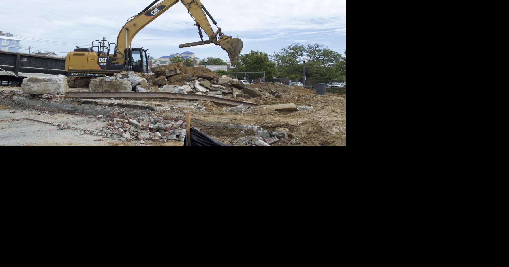 Ahead of paving, post office demo yields historical find