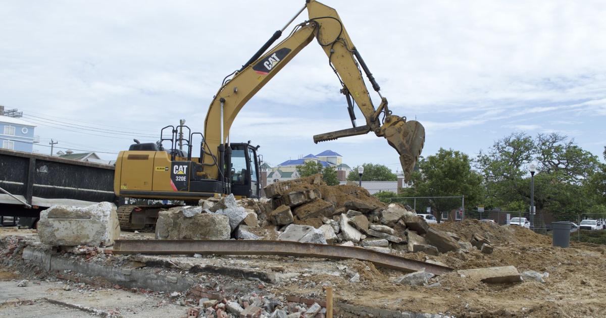Ahead of paving, post office demo yields historical find