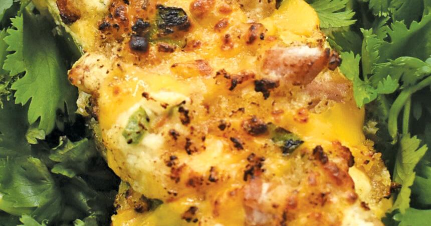 Baked pork poppers with a kick