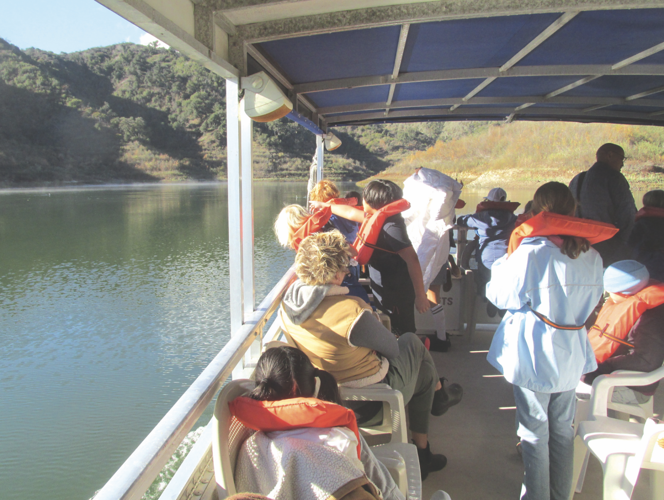 Capt. Ed takes Topa students on wild Lake Casitas boat tour News