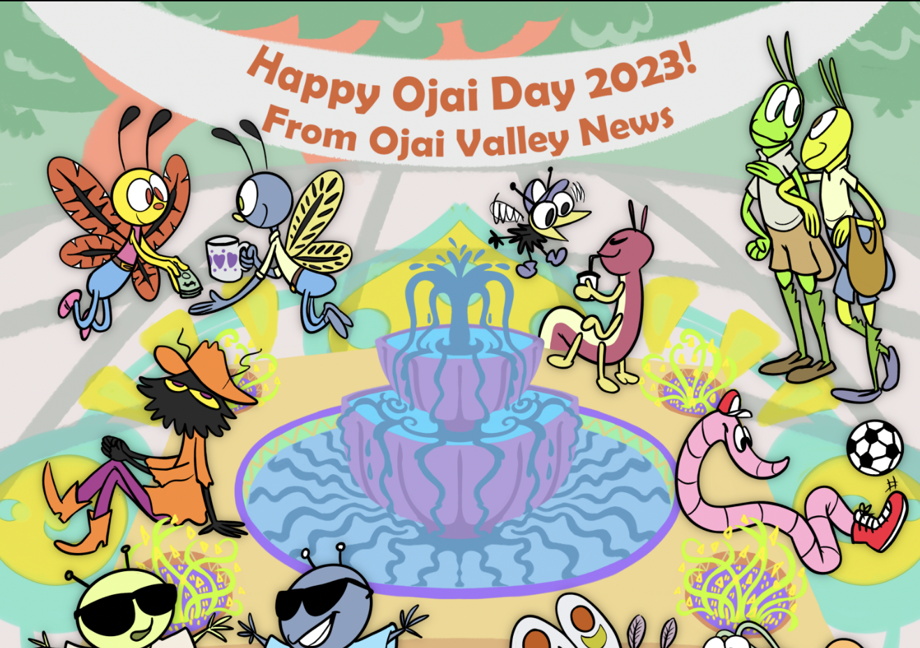 Happy Ojai Day 2023! Editorial Cartoon