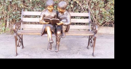 Bronze statue embodying love of books finds home at Ojai Library - Vimarsana News