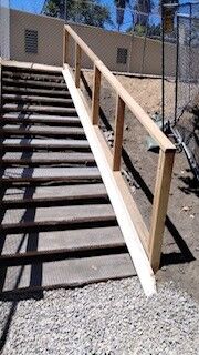 Bike rails on SR-150 foot path installed, no change in estimate to re ...