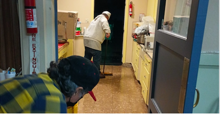 UPDATE: Shelter guests, maintenance crew come to Grange rescue - Vimarsana News