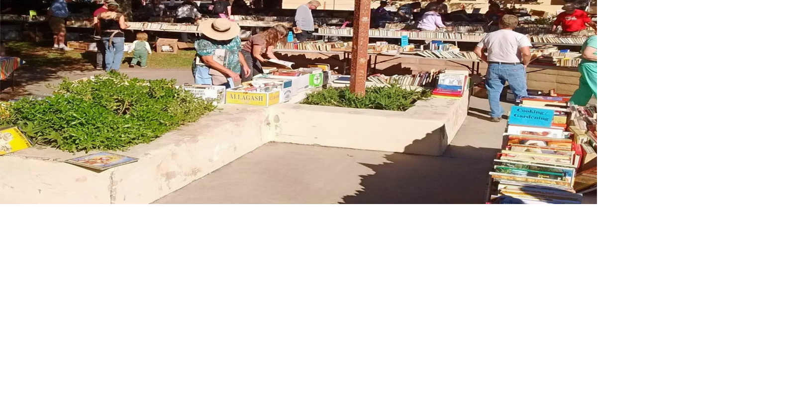 Twice Sold Tales bi-annual used book sale - Ojai Day weekend | Calendar ...