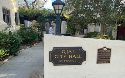 Ojai City Hall Entrance HORIZ Oct 2022