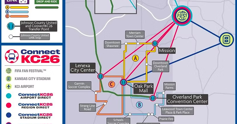 County announces two Olathe connections to World Cup transit route