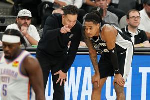 NBA: Playoffs-Oklahoma City Thunder at San Antonio Spurs