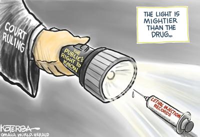 Jeff Koterba's latest cartoon: A powerful light