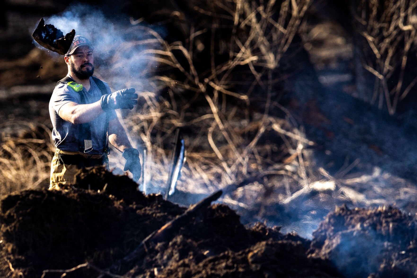 Photos: Wildfire Burns Near Lake Waconda In Nebraska