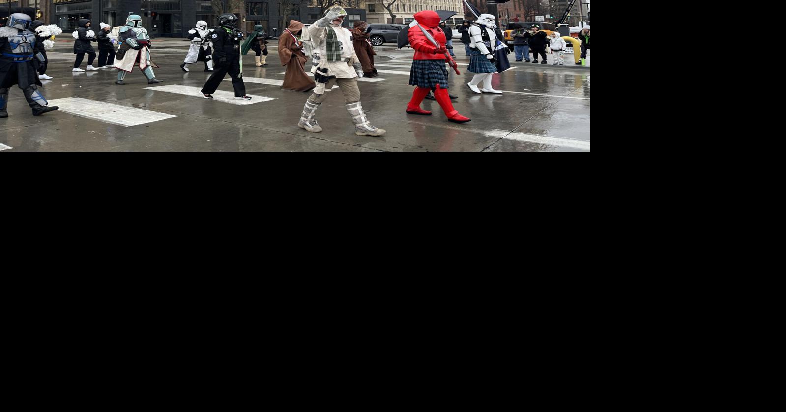 Stormtroopers, brave the elements to march in Omaha St. Patrick