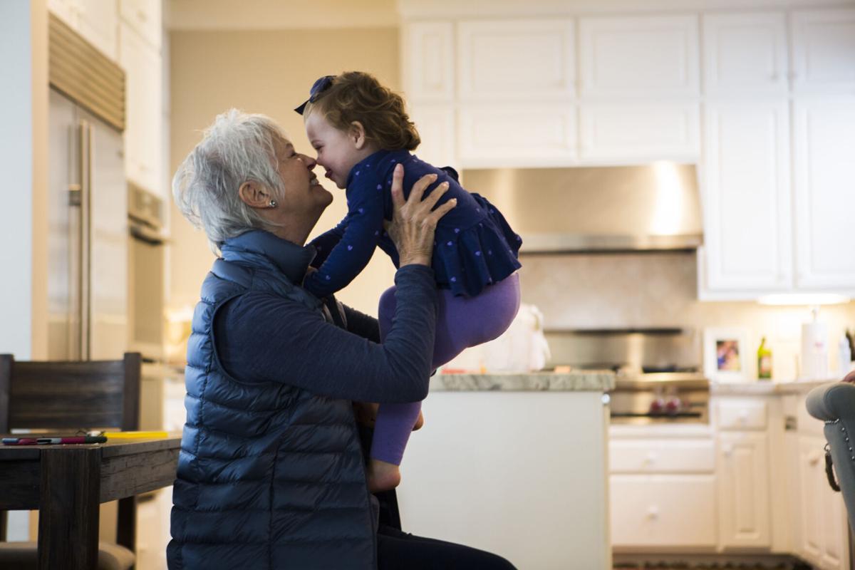 Grandmother and grandaughter