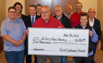 First Lutheran “Oktoberfest” proceeds aid Tri-City Pantry-p1