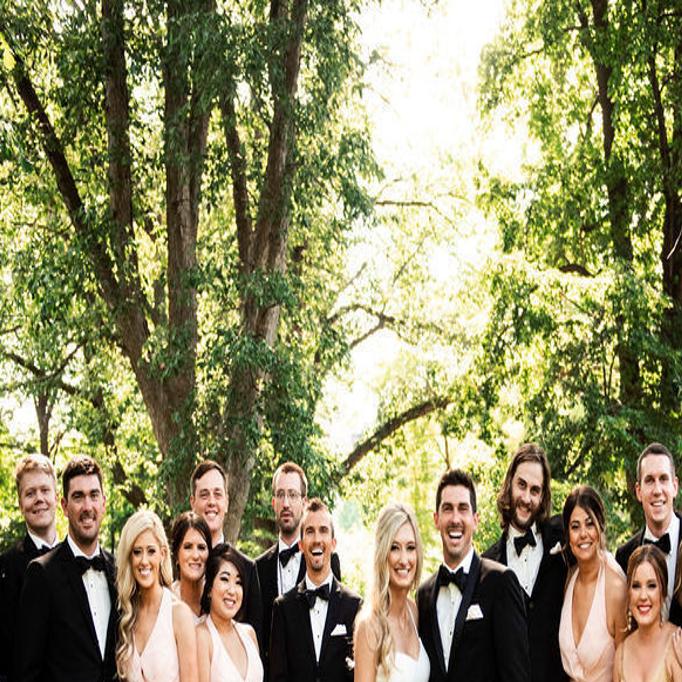 Emily And Zach Two Bridal Looks A Corvette And 325 Friends Made Their Classic Summer Wedding Wedding Essentials Real Weddings Omaha Com Monica and chandler sleep together. omaha world herald