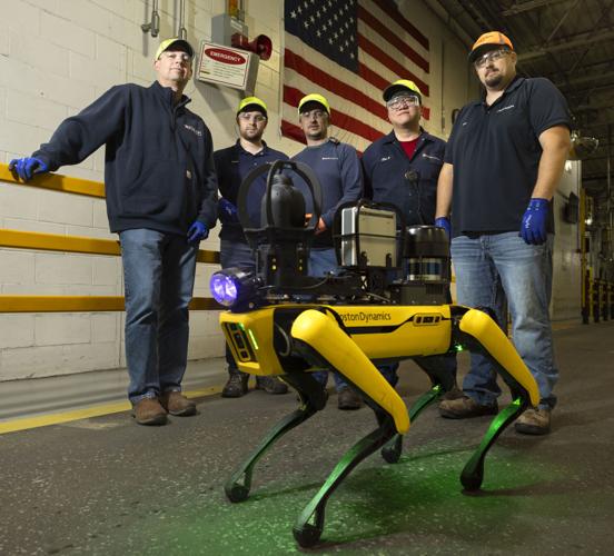 Robot 'dog' changes maintenance at pet food factory in Crete, Nebraska