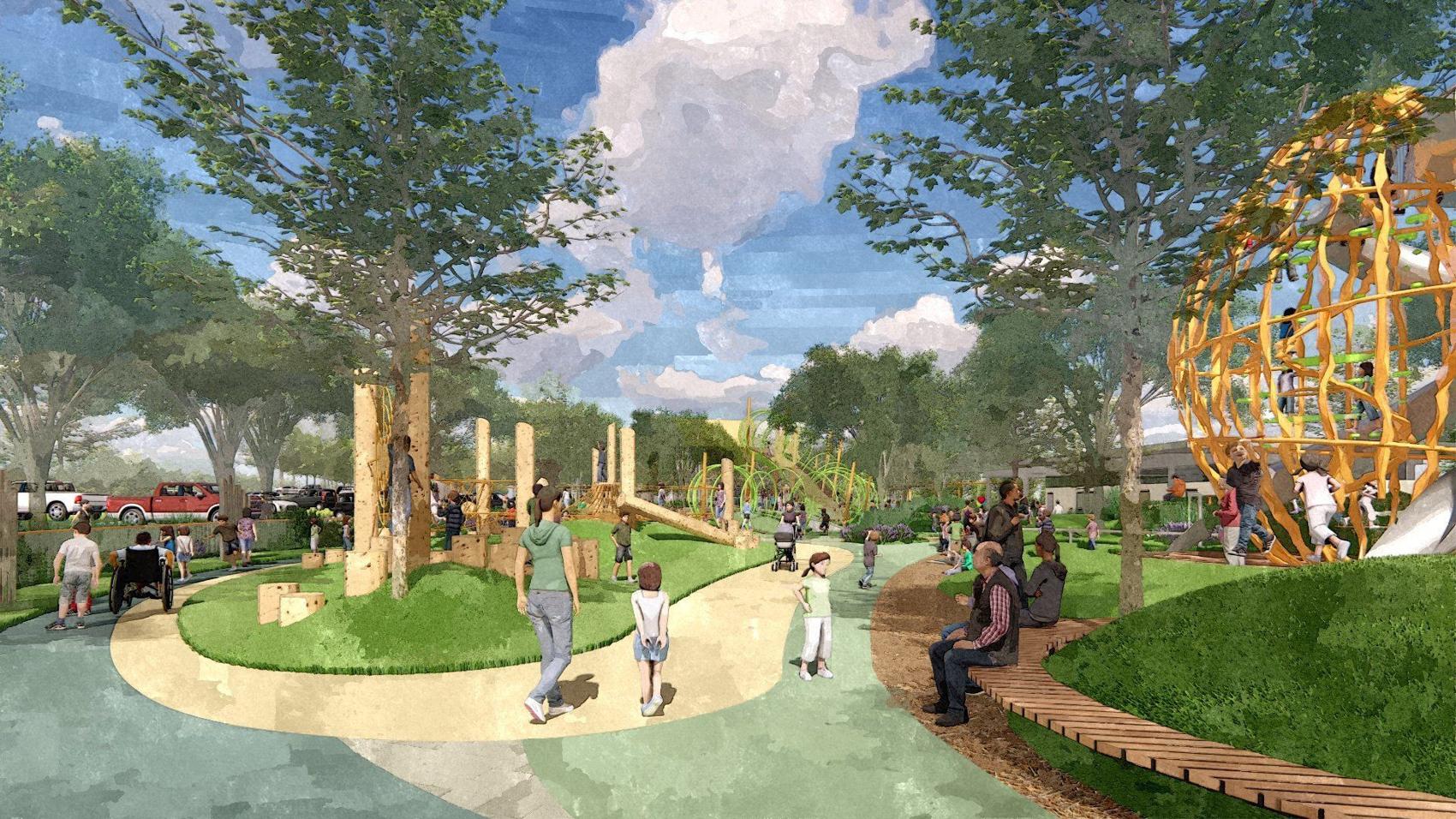 Omaha's downtown riverfront parks to life' in latest images