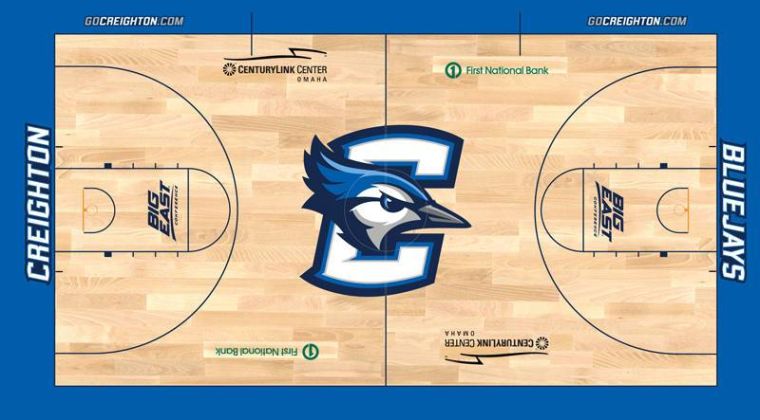 Creighton unveils new logo, court design
