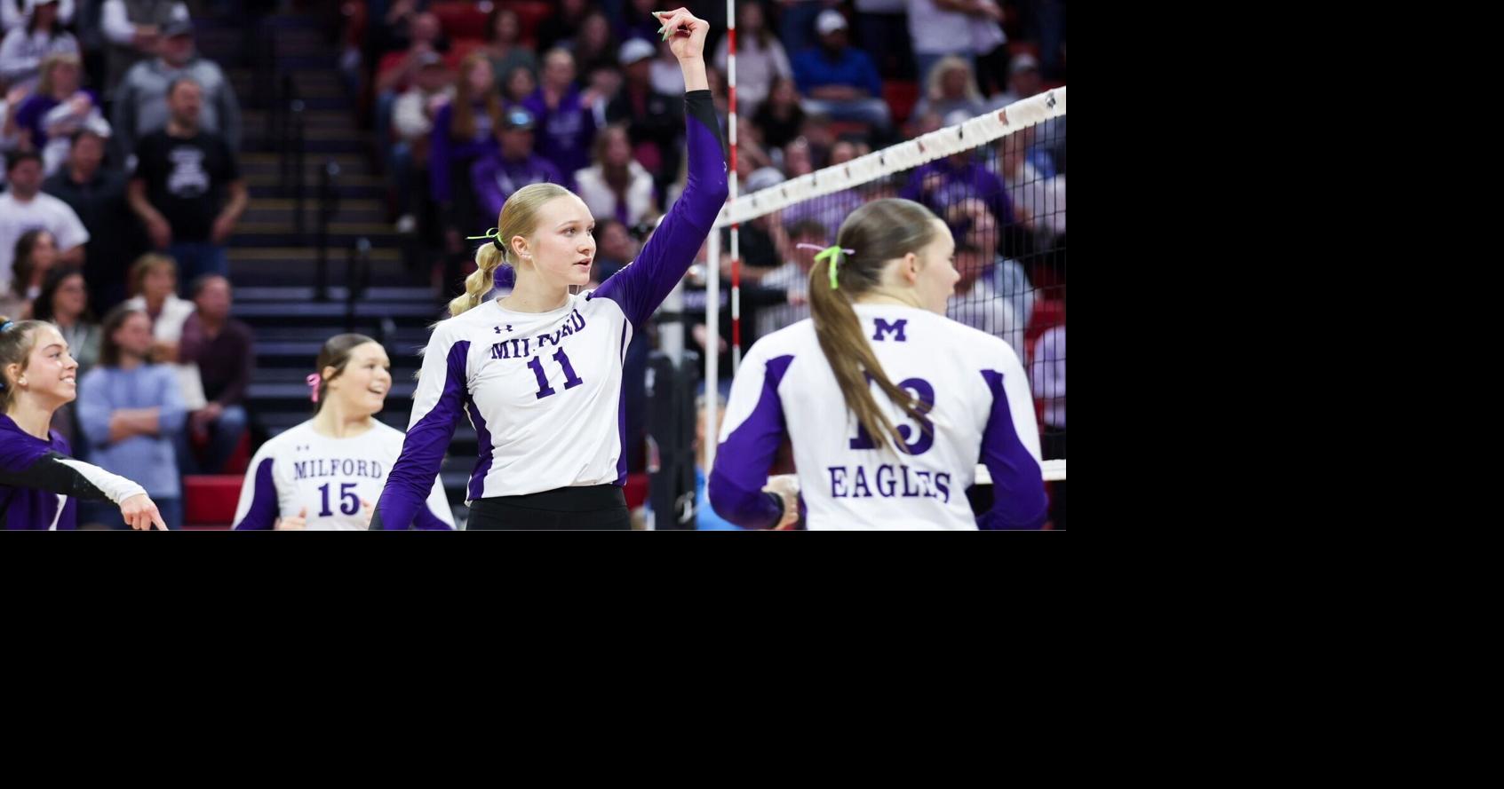 Shayla Rautenberg makes Milford’s Class A win one a packed gym won't ...