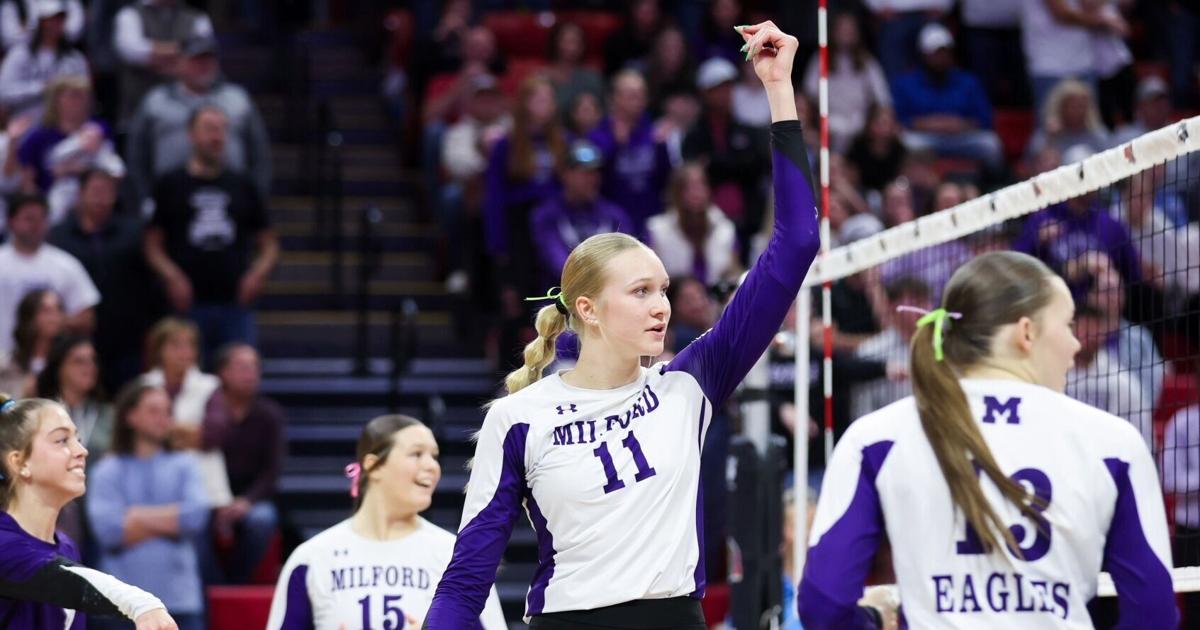 Shayla Rautenberg makes Milford’s Class A win one a packed gym won't ...