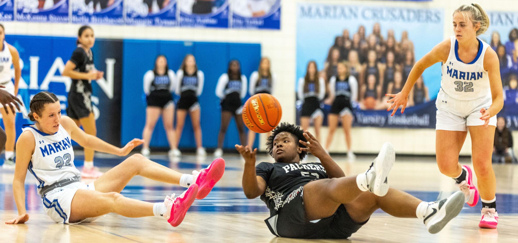 Omaha Marian girls basketball coach picks up 500th win