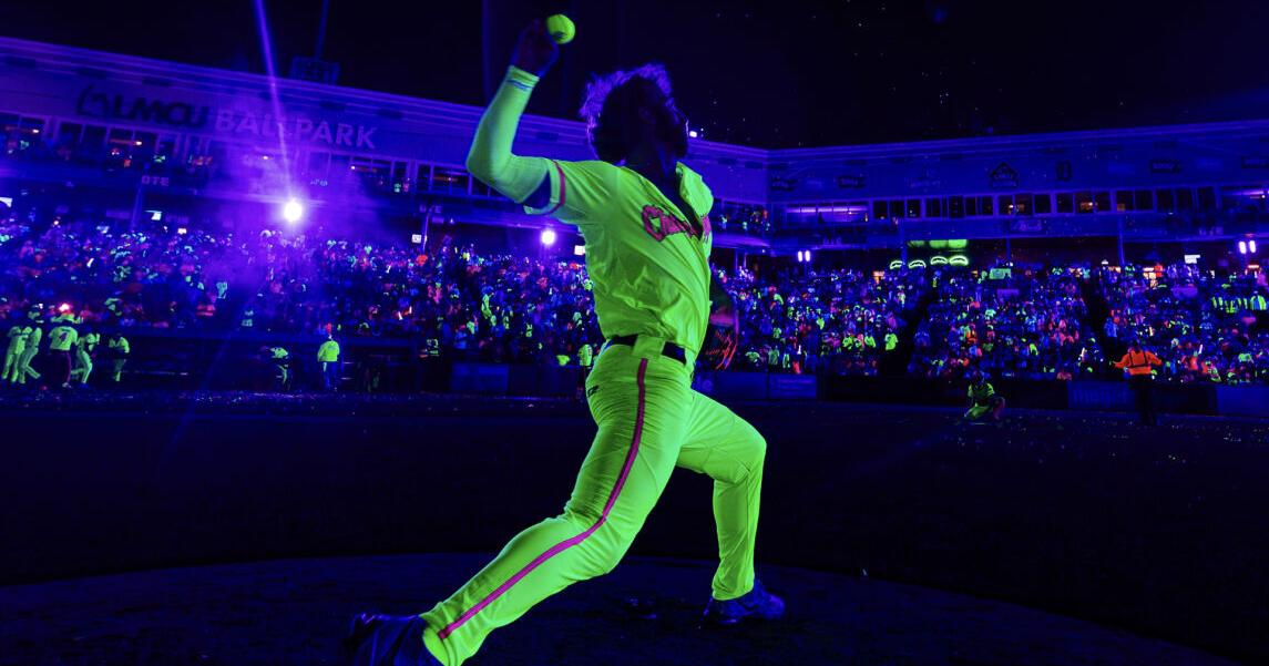 Glow-in-the-dark Cosmic Baseball is returning to Nebraska's Werner Park in ...