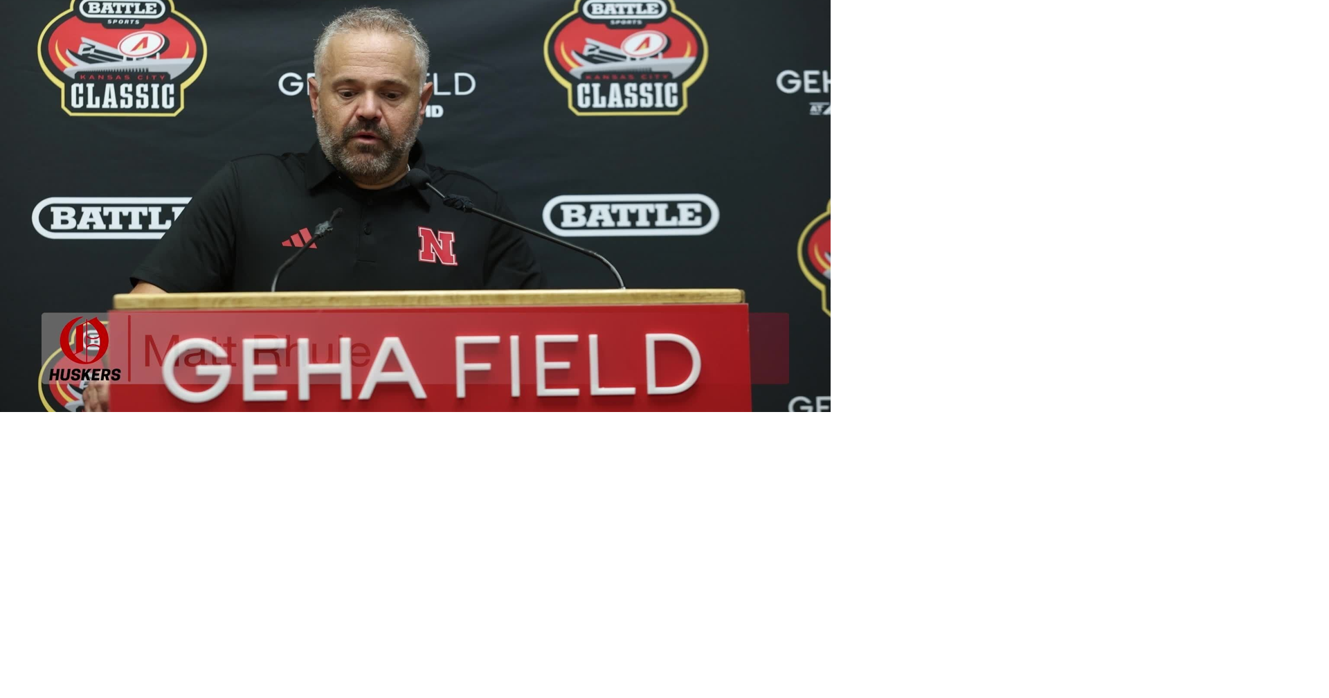 Watch: Matt Rhule's press conference after Nebraska's win over Cincinnati