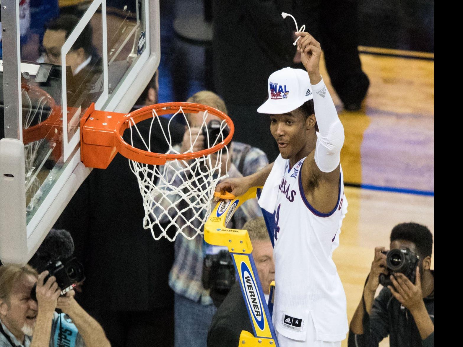 Kansas Cuts Down Nets In Omaha After Defeating Duke In Overtime