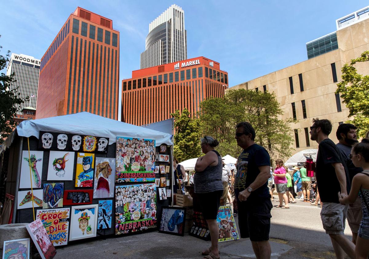 Omaha Summer Arts Festival, featuring work of artists from 31 states