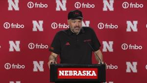 Nebraska football coach Matt Rhule discusses 34-7 win against North Dakota