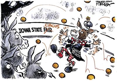 Jeff Koterba's latest cartoon: Juggling the caucus