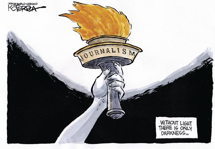 Jeff Koterba's cartoon: Torch of truth