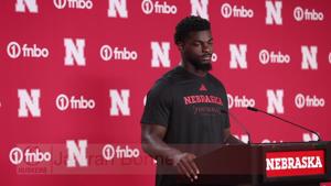 Nebraska's Janiran Bonner full press conference from Sept. 22, 2026