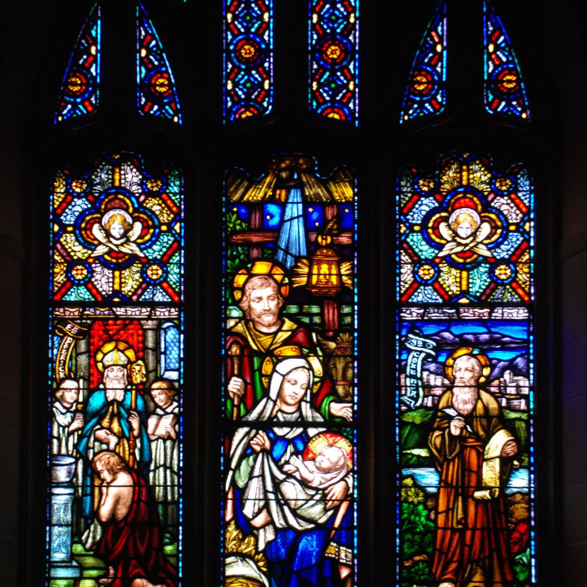 Christ S Birth Celebrated In Stained Glass Special Sections