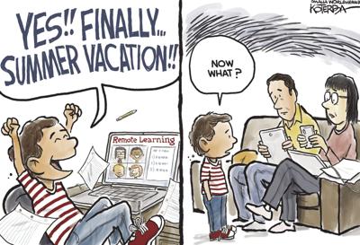 Jeff Koterba's latest cartoon: School’s out for summer