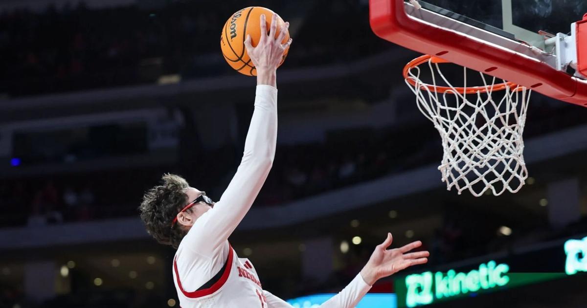 Nebraska basketball guard Gavin Griffiths enters transfer portal