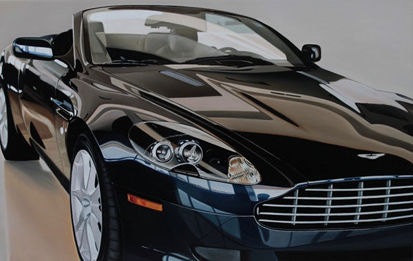 Aston Martin Painting | Omaha Art Gallery