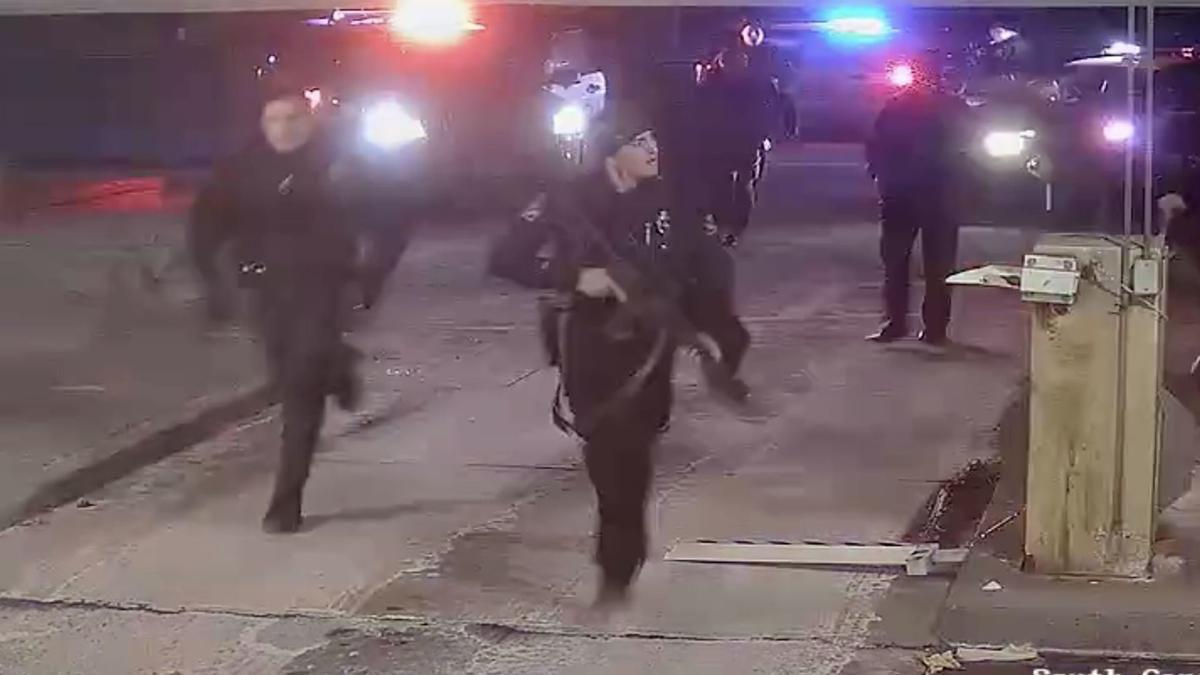 Police chase ends at World-Herald