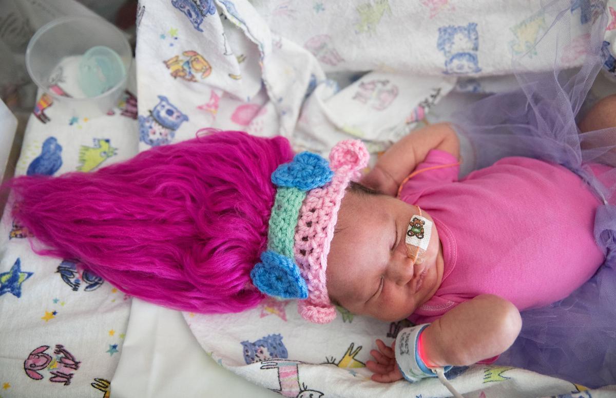 Nicu Babies Wear Trolls Outfits For Halloween Celebration At