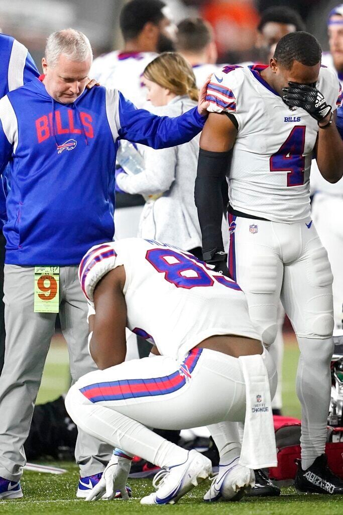 Safety Damar Hamlin makes Bills' 53-player roster 8 months after near-death  experience - The San Diego Union-Tribune