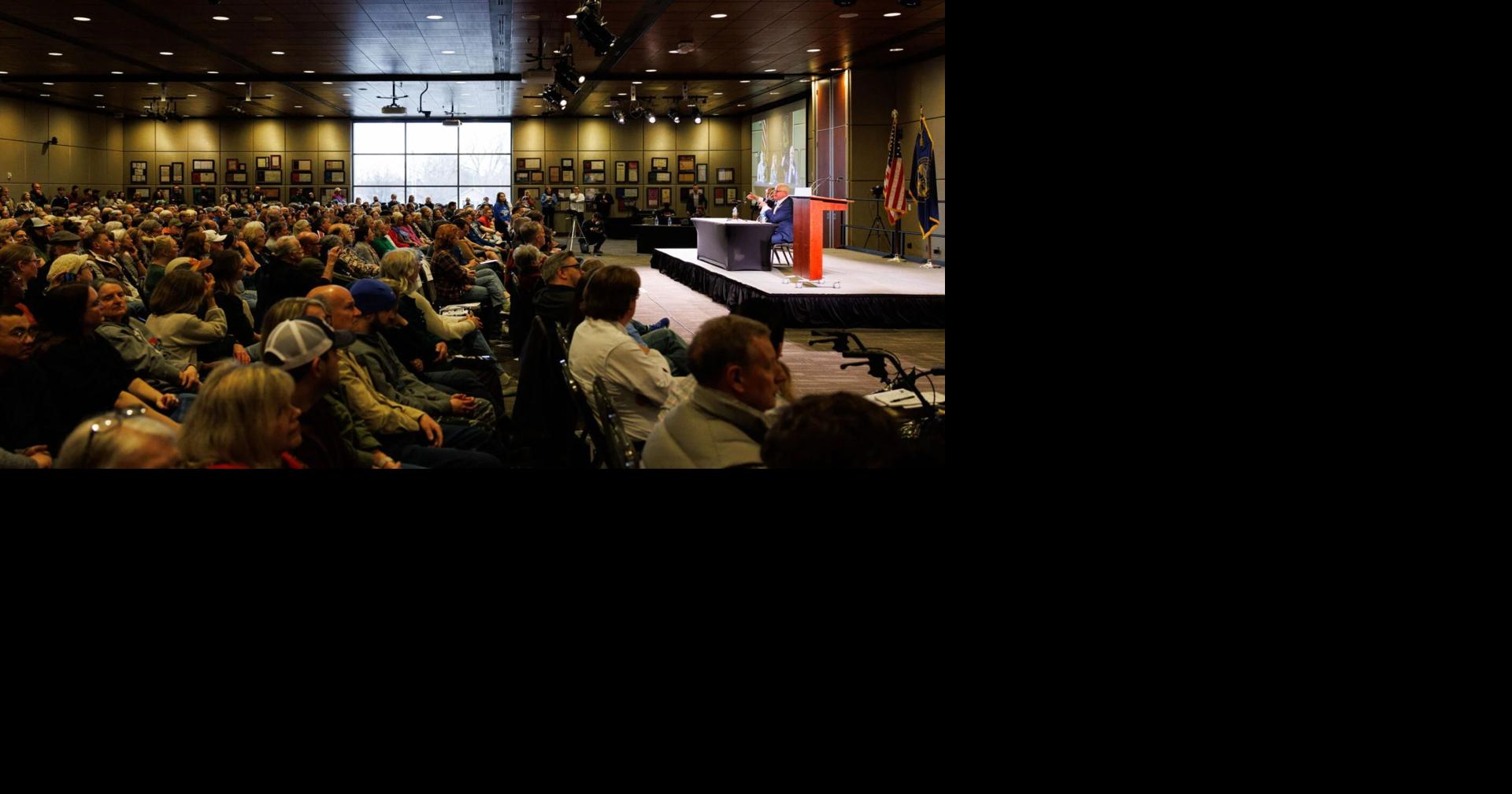Tim Walz hosts Omaha town hall, criticizes Republicans