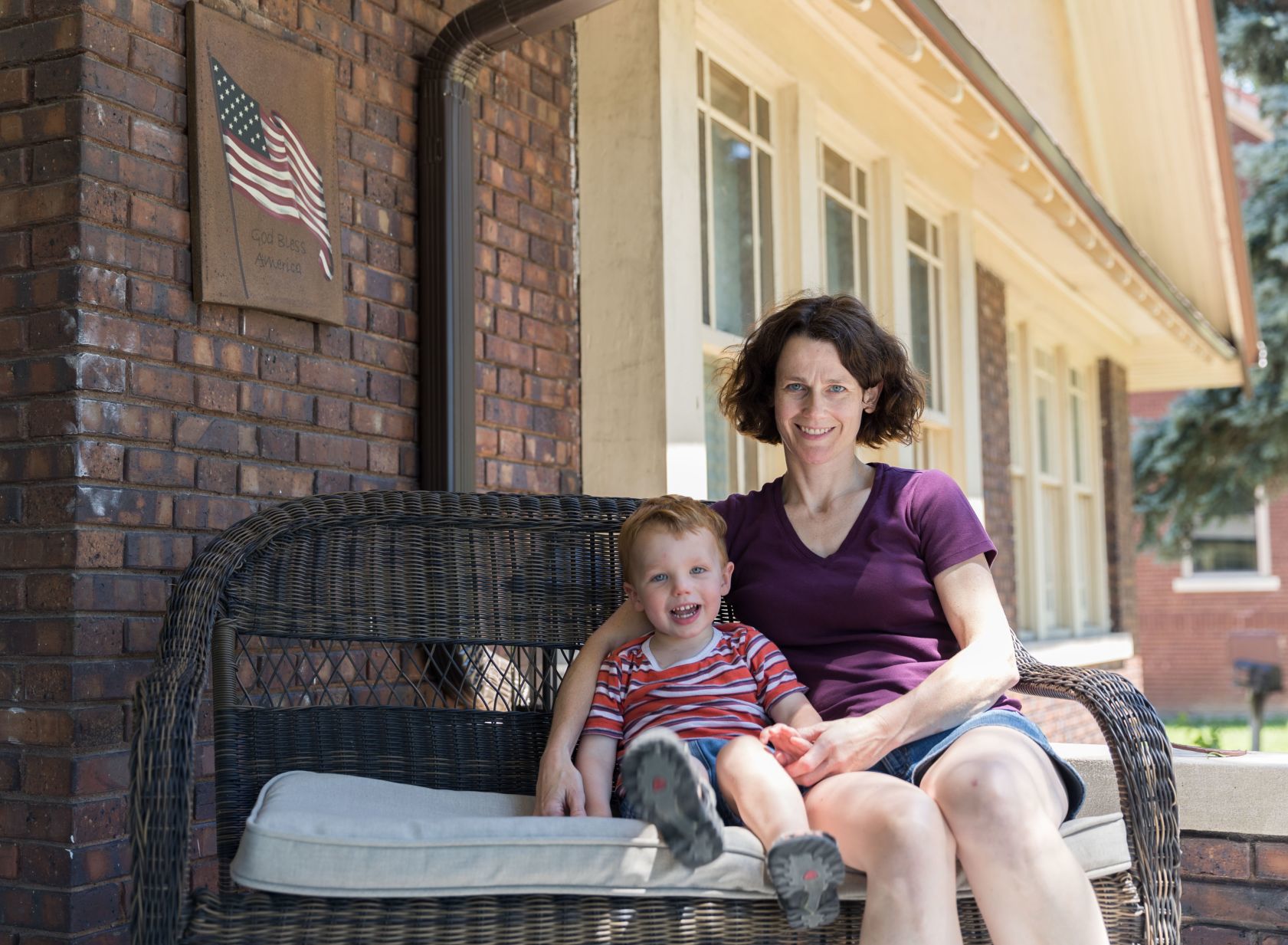 Grace We are all Americans On Fourth of July neighbors find