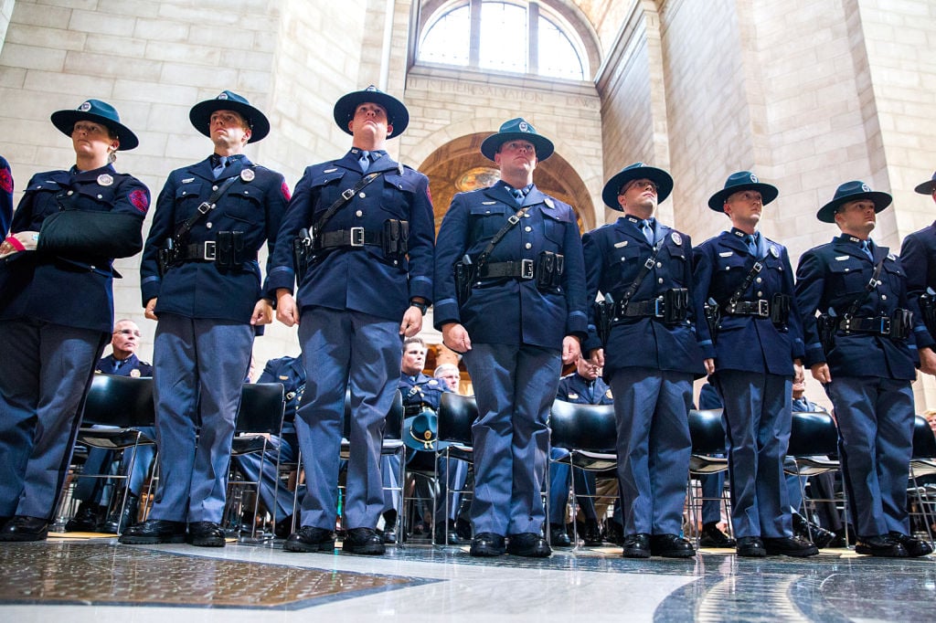 Photos Nebraska State Patrol's 55th recruit class graduates Nebraska
