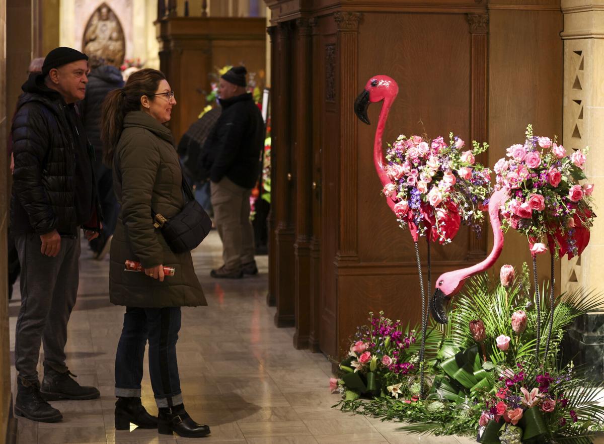 Thousands flock to Omaha\'s St. Cecilia Cathedral to see flowers in full  bloom